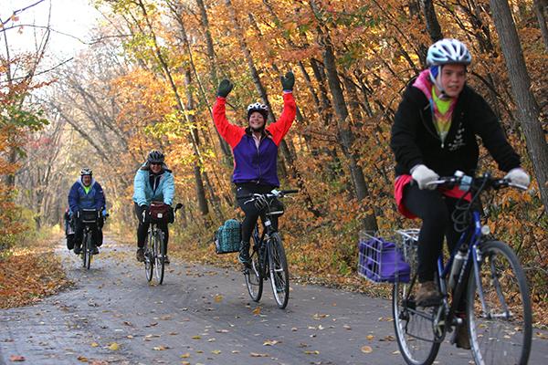 Biking in Mankato River Ramble / Photo Credit SPX Sports