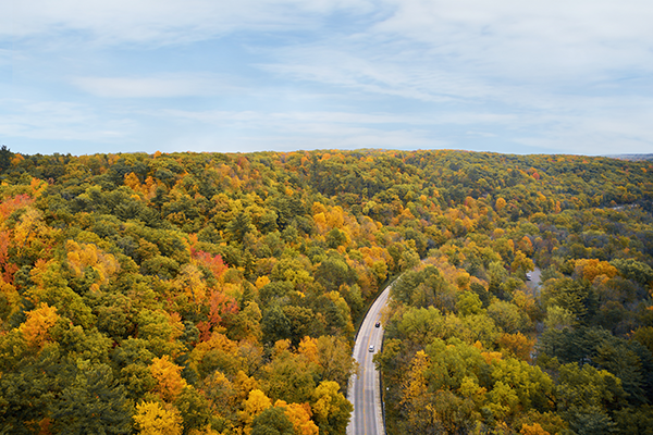 Fall in Minnesota, Aerial Photo, Paul Vincent