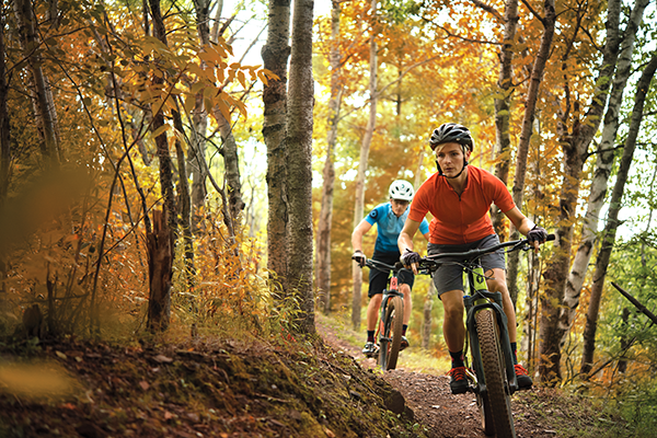 Mountain Biking, Ironton MN, Roy Son